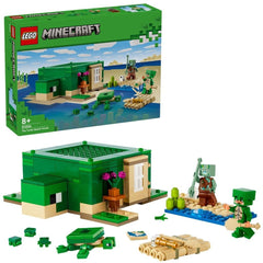 Lego minecraft casa de pe plaja testoaselor 21254, LEGO - Publisol.ro