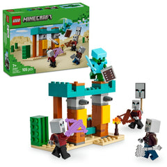 Lego minecraft patrula illager în desert 21267, LEGO - Publisol.ro