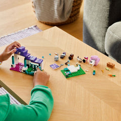 Lego minecraft refugiul de animale 21253, LEGO - Publisol.ro