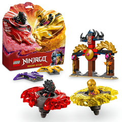 Lego ninjago pachet de lupta cu dragoni spinjitzu 71826, LEGO - Publisol.ro