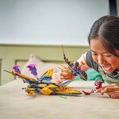 Lego ninjago superavionul cu reactie al lui ras si arin 71833, LEGO - Publisol.ro