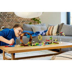 Lego sonic provocarea cu bucla a lui sonic din zona green hill 76994, LEGO - Publisol.ro