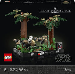 Lego star wars diorama de urmarire cu speederul pe endor 75353, LEGO - Publisol.ro