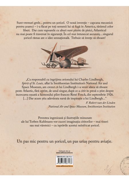 Lindbergh. Povestea unui şoricel zburător - Publisol.ro