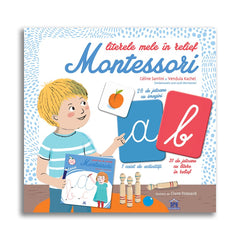 Literele mele in relief Montessori, de Celine Santini - Publisol.ro