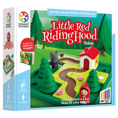 Little Red Riding Hood - Deluxe, joc de logica cu 48 de provocari, 4+ ani, editie lb. Romana, Smart Games - Publisol.ro