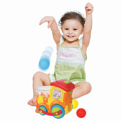 Locomotiva cu bile cu sunete si lumini, Jucarii Bebe - Publisol.ro
