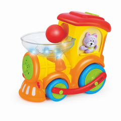 Locomotiva cu bile cu sunete si lumini, Jucarii Bebe - Publisol.ro