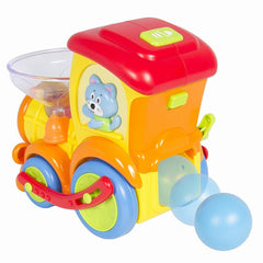 Locomotiva cu bile cu sunete si lumini, Jucarii Bebe - Publisol.ro