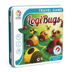 Logibugs, joc de logica cu 48 de provocari, 6+ ani, editie internationala, Smart Games - Publisol.ro