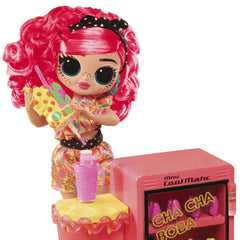 L.o.l. surprise! omg sweet nails pinky pops fruit shop set papusa cu accesorii, MGA - Publisol.ro