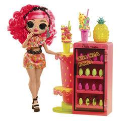 L.o.l. surprise! omg sweet nails pinky pops fruit shop set papusa cu accesorii, MGA - Publisol.ro