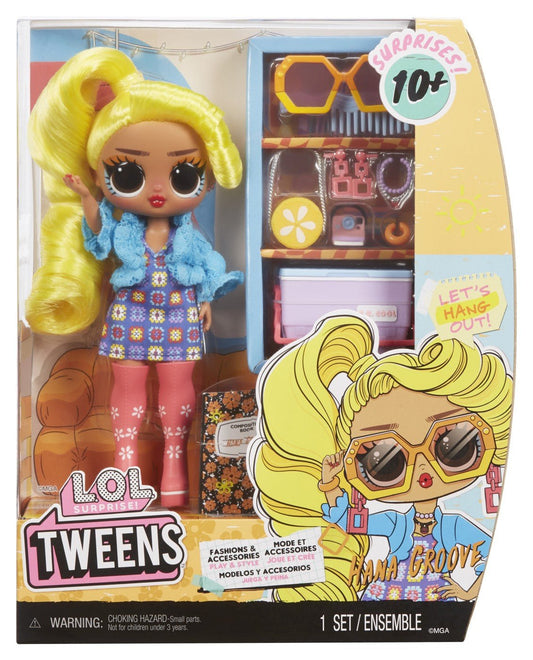 L.o.l. surprise! tweens papusa fashionista hana groove cu surprize, MGA - Publisol.ro