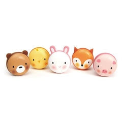 Macarons dulci, din lemn premium - Animal Macarons - Tender Leaf Toys - Publisol.ro