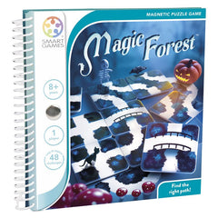 Magic Forest, joc de logica cu 48 de provocari, 8+ ani, editie internationala, Smart Games - Publisol.ro