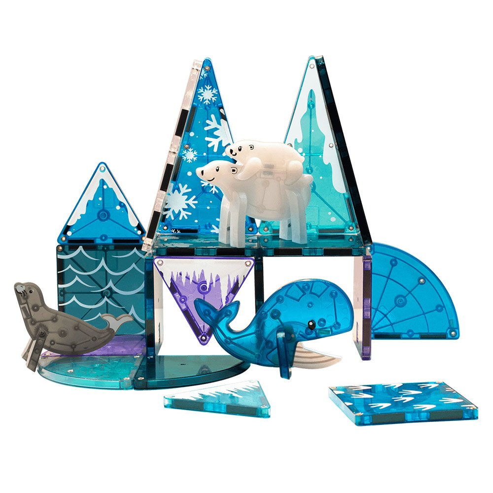 MAGNA - TILES Arctic Animals, set magnetic - Publisol.ro