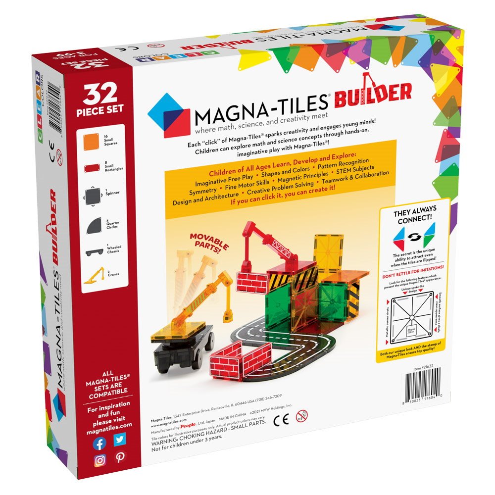 MAGNA - TILES Builder, set magnetic - Publisol.ro