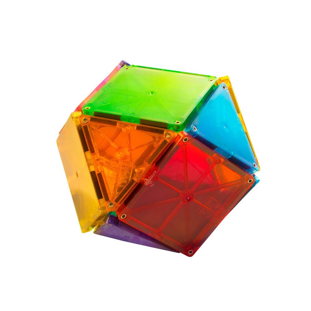 MAGNA - TILES Clear Colors, set magnetic 32 piese - Publisol.ro