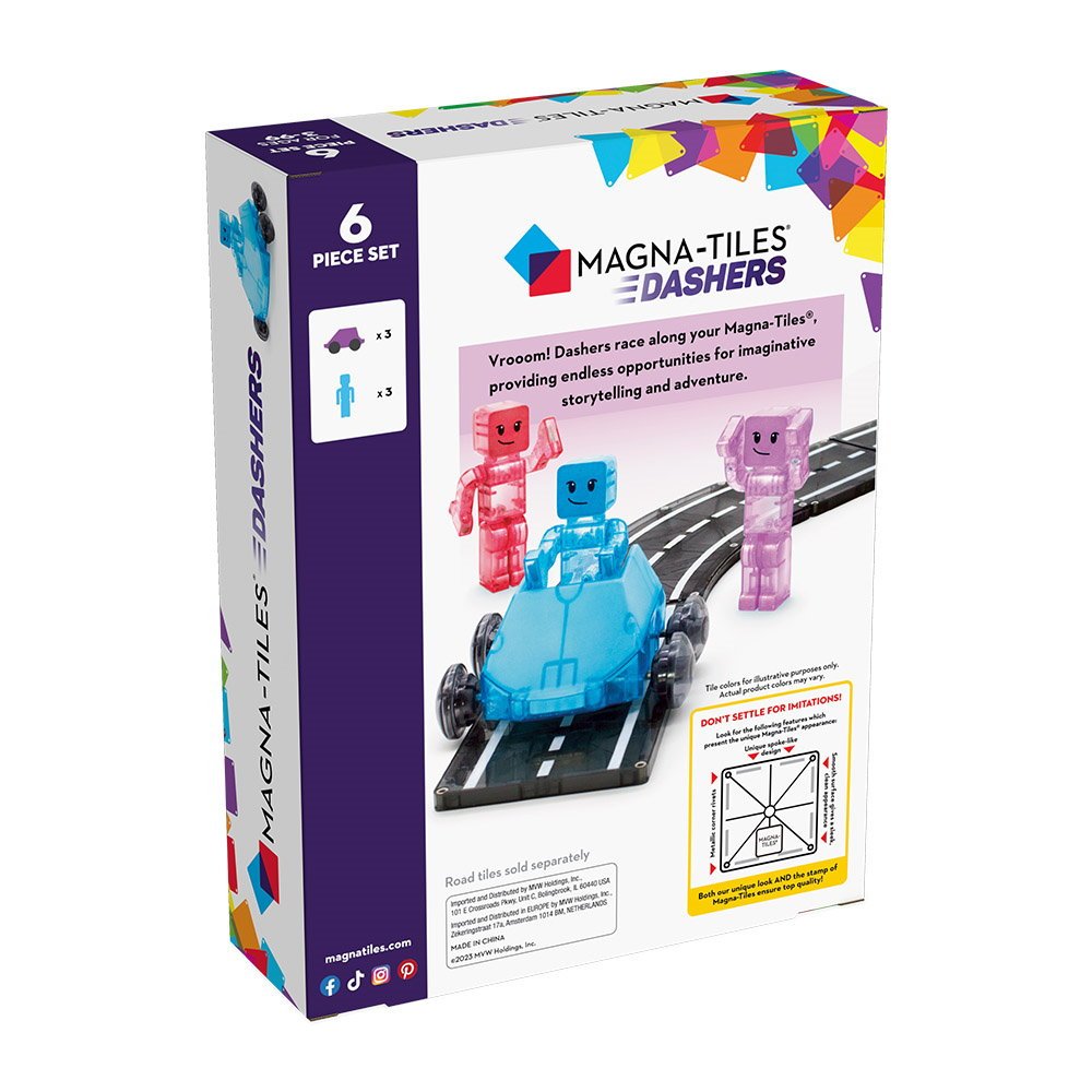 MAGNA - TILES Dashers, set magnetic 6 piese - Publisol.ro