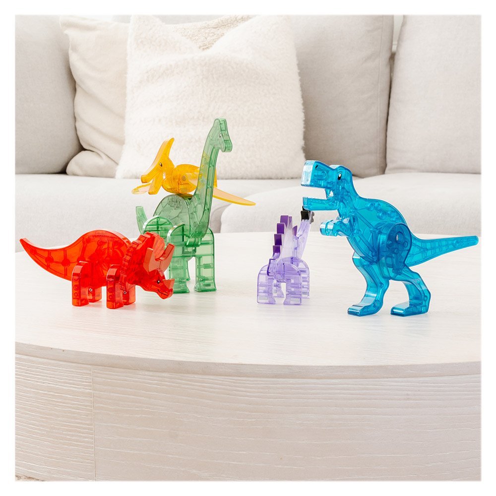 MAGNA - TILES Dinos, set 5 figurine magnetice - Publisol.ro