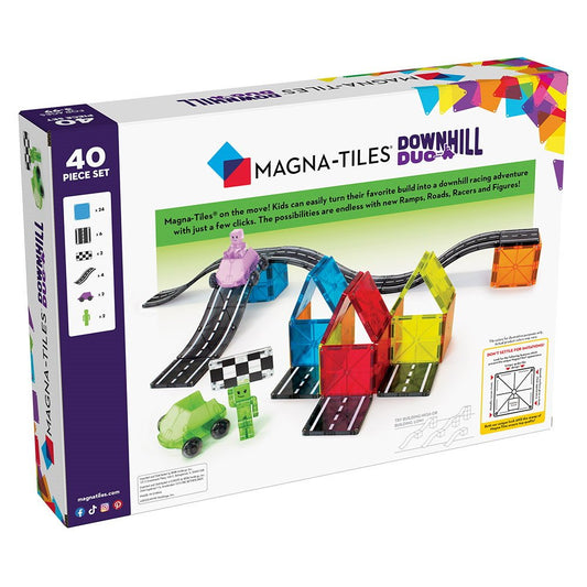 MAGNA - TILES Downhill Duo, set magnetic 40 piese - Publisol.ro