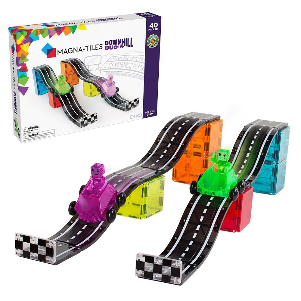 MAGNA - TILES Downhill Duo, set magnetic 40 piese - Publisol.ro