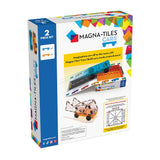 MAGNA - TILES Extensie, 2 masinute Albastru si Portocaliu - Publisol.ro