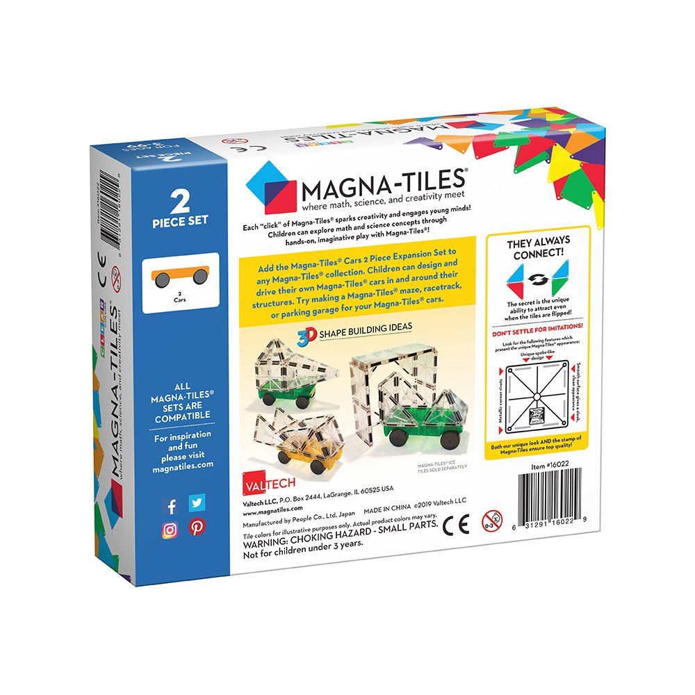 MAGNA - TILES Extensie, 2 masinute Galben si Verde - Publisol.ro