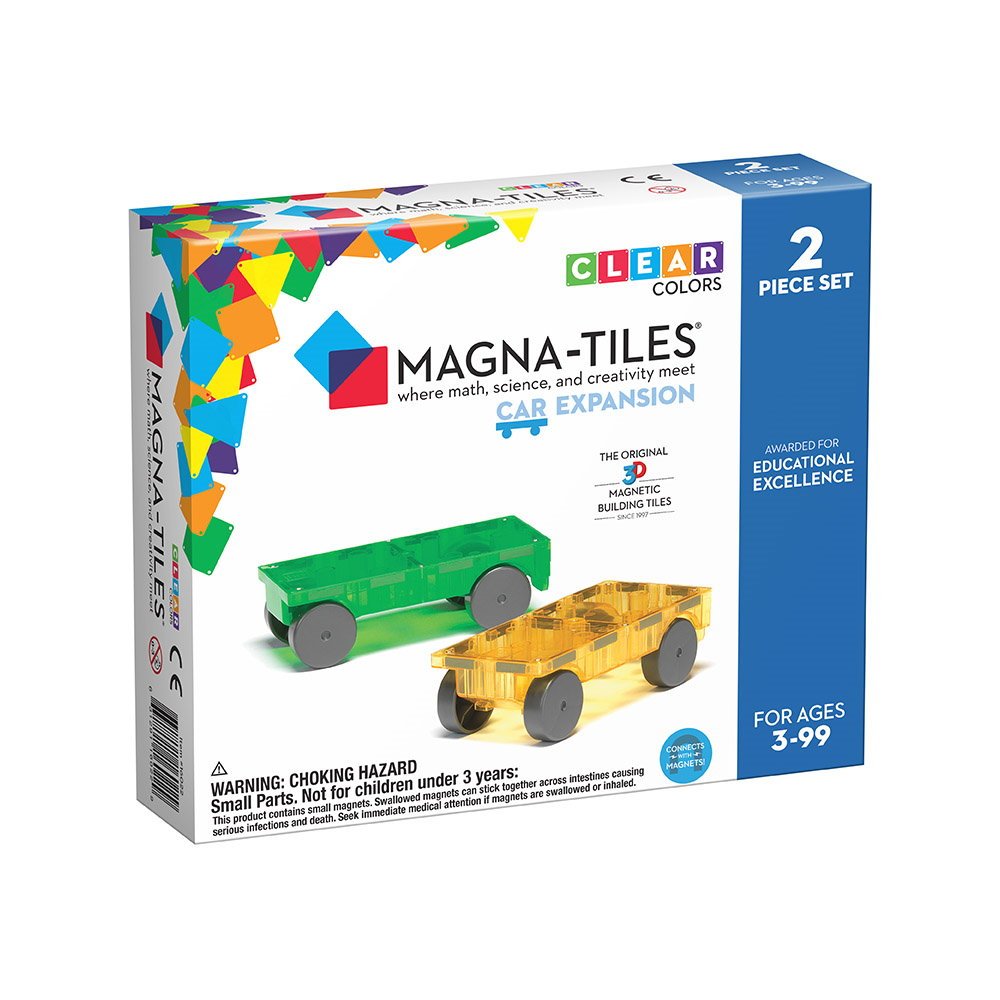 MAGNA - TILES Extensie, 2 masinute Galben si Verde - Publisol.ro