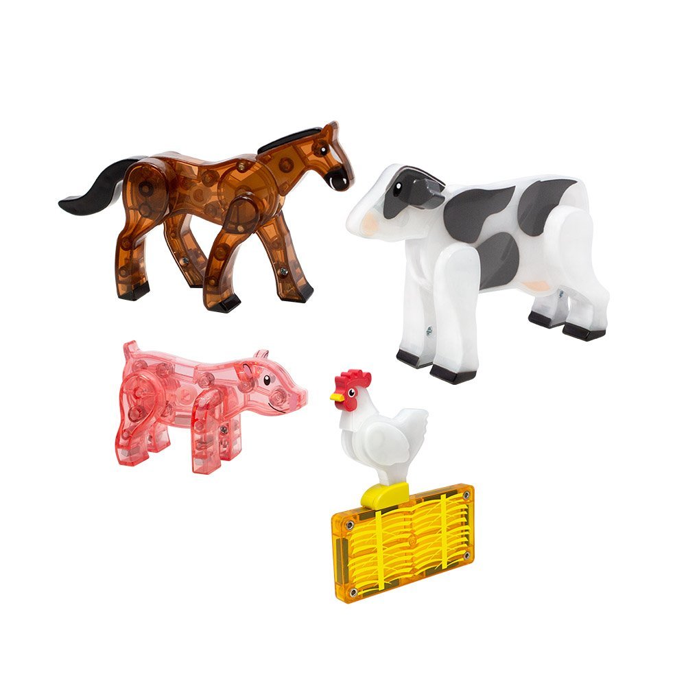 MAGNA - TILES Farm Animals, set magnetic - Publisol.ro