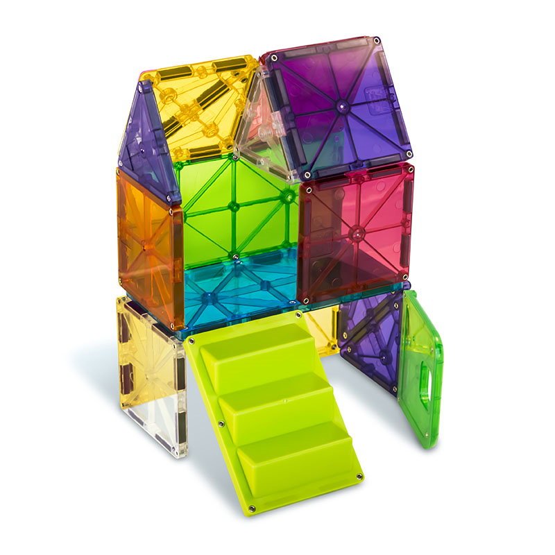 MAGNA - TILES House, set magnetic cu autocolante, 28 piese - Publisol.ro