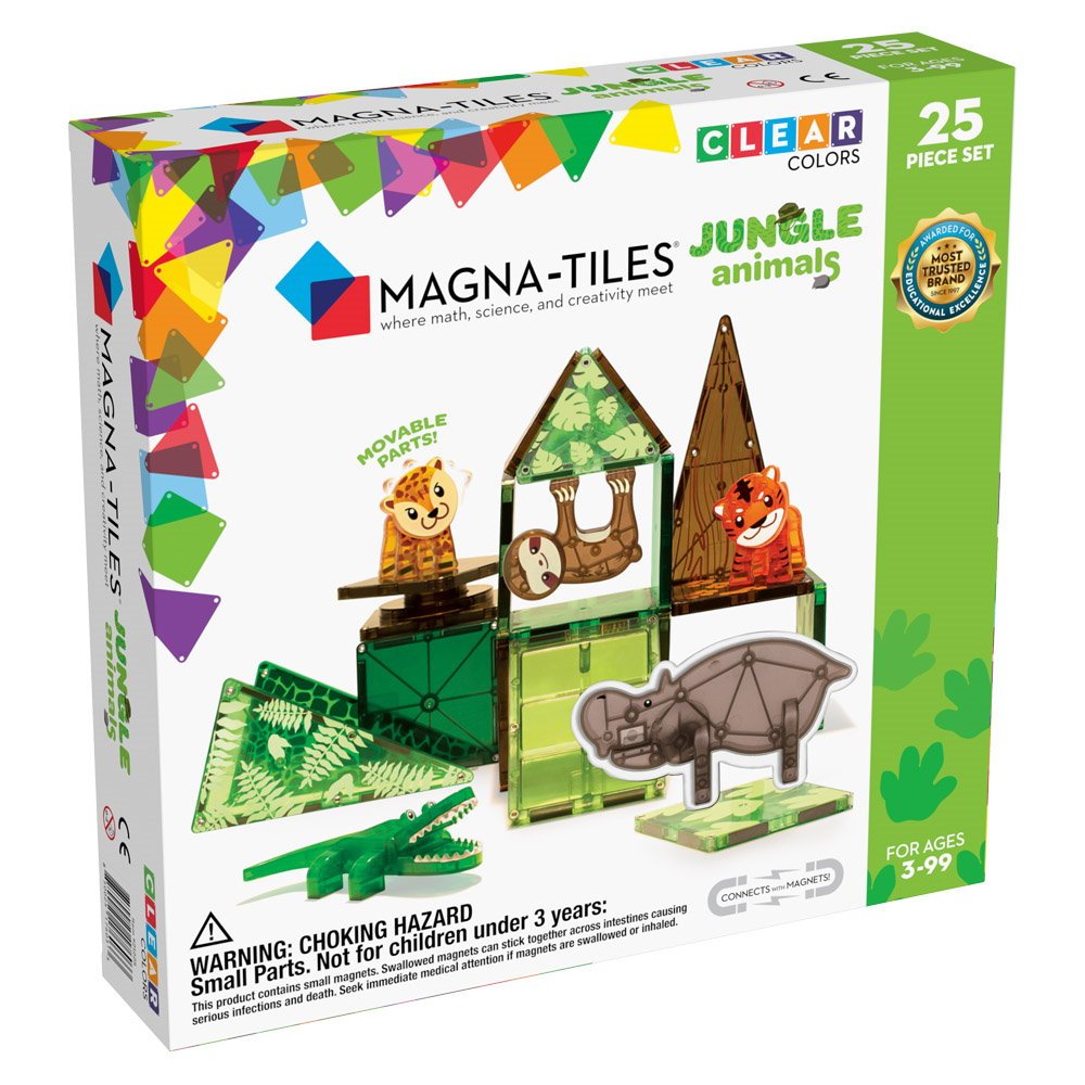 MAGNA - TILES Jungle Animals, set magnetic - Publisol.ro