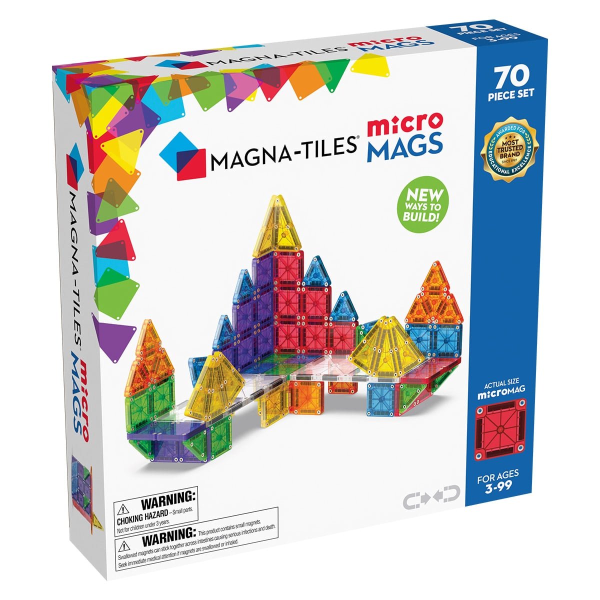 MAGNA - TILES microMAGS, 70 piese - Publisol.ro