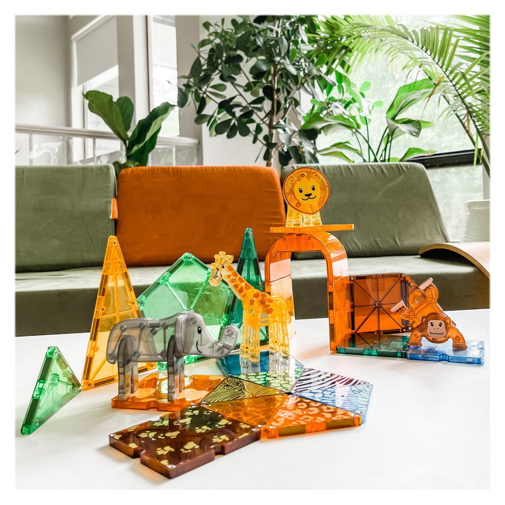 MAGNA - TILES Safari Animals, set magnetic - Publisol.ro