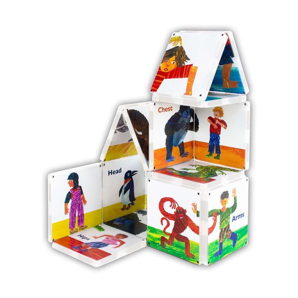 Magna - Tiles Structures, Din cap pana in picioare, Eric Carle, CreateOn - Publisol.ro