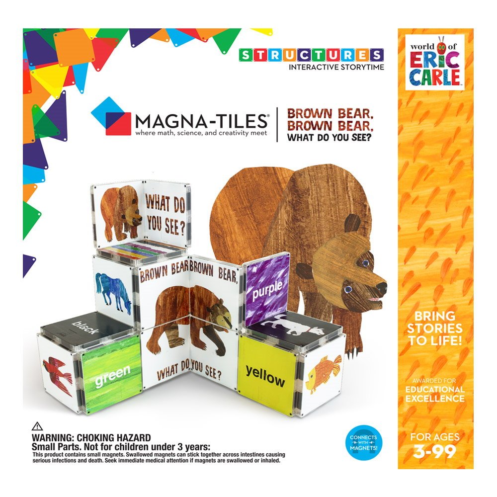 Magna - Tiles Structures, Ursule brun, tu ce vezi?, Eric Carle, CreateOn - Publisol.ro