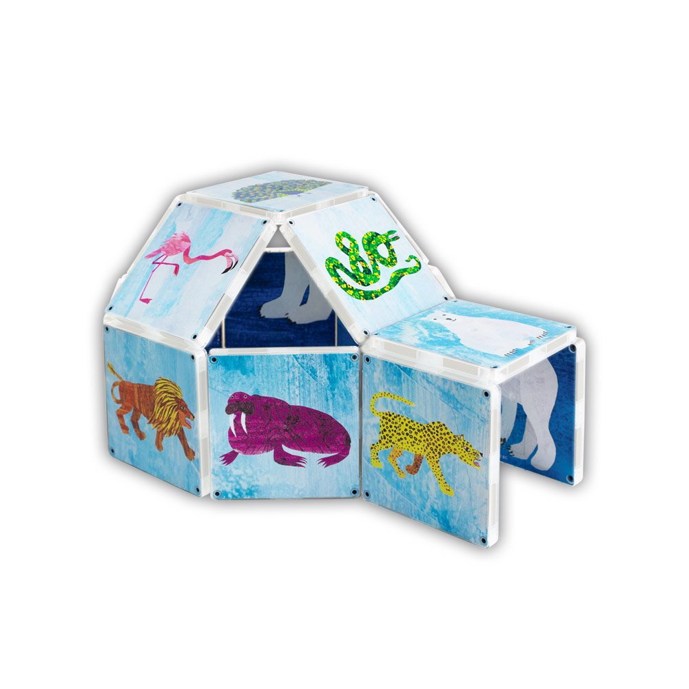 Magna - Tiles Structures, Ursule polar, tu ce auzi?, Eric Carle, CreateOn - Publisol.ro