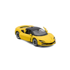 Maisto masinuta metalica SPEED ICONS FERRARI SF90 STRADALE galben scara 1 la 64 - Publisol.ro