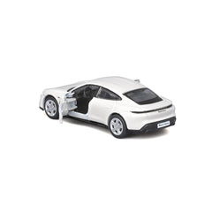 Maisto masinuta metalica SPEED ICONS PORSCHE TAYCAN TURBO S alb scara 1 la 64 - Publisol.ro