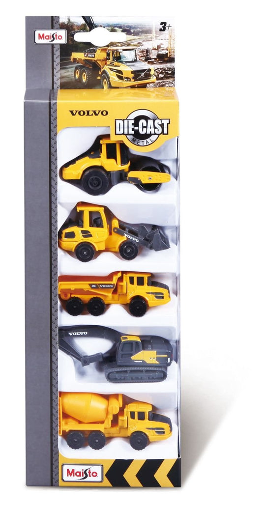 Maisto set 5 utilaje de constructii VOLVO - Publisol.ro