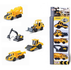 Maisto set 5 utilaje de constructii VOLVO - Publisol.ro