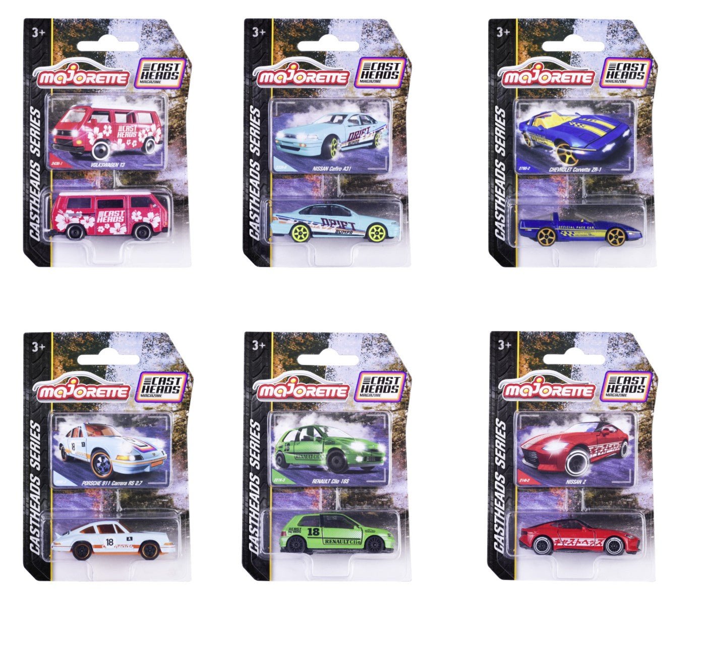 Models - Majorette "Castheads Series" Porsche 911 Carrera RS 2.7 For