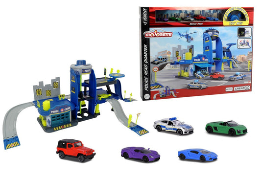 Majorette creatix set sectia de politie cu sunete si lumini, Simba - Publisol.ro