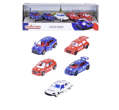 Majorette french touch set 5 masinute metalice scara 1:64, Simba - Publisol.ro