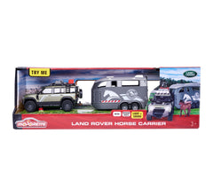 Majorette land rover cu remorca pentru cai , Simba - Publisol.ro