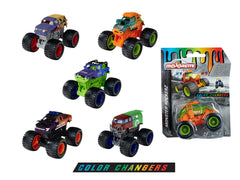 Majorette masinute din metal monster rockerz scara 1:64 color change, Simba - Publisol.ro