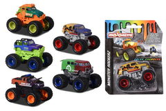 Majorette masinute din metal monster rockerz scara 1:64 color change, Simba - Publisol.ro