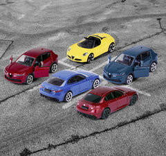 Majorette masinute metalice set 5 masini alfa romeo, Simba - Publisol.ro
