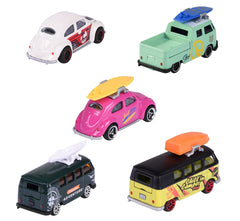 Majorette set 5 masinute din metal volkswagen 7.5cm, Simba - Publisol.ro