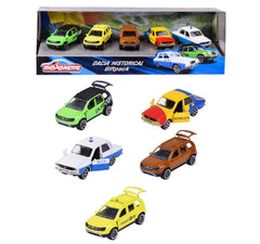 Majorette set 5 masinute metalice dacia, Simba - Publisol.ro